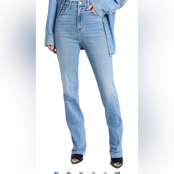 MOTHER denim High Waisted Smokin’ Double Heel Jeans - Picture 2 of 6